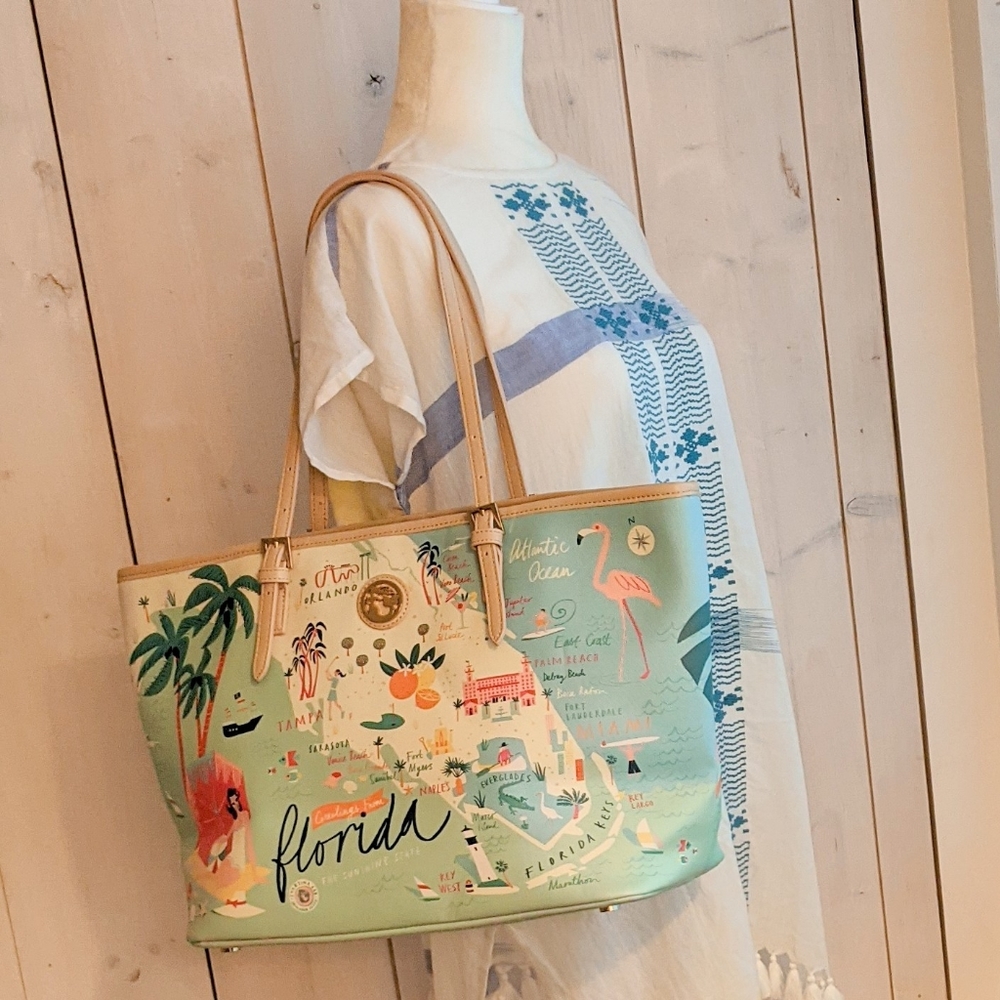 Spartina 449 Florida Map Tote